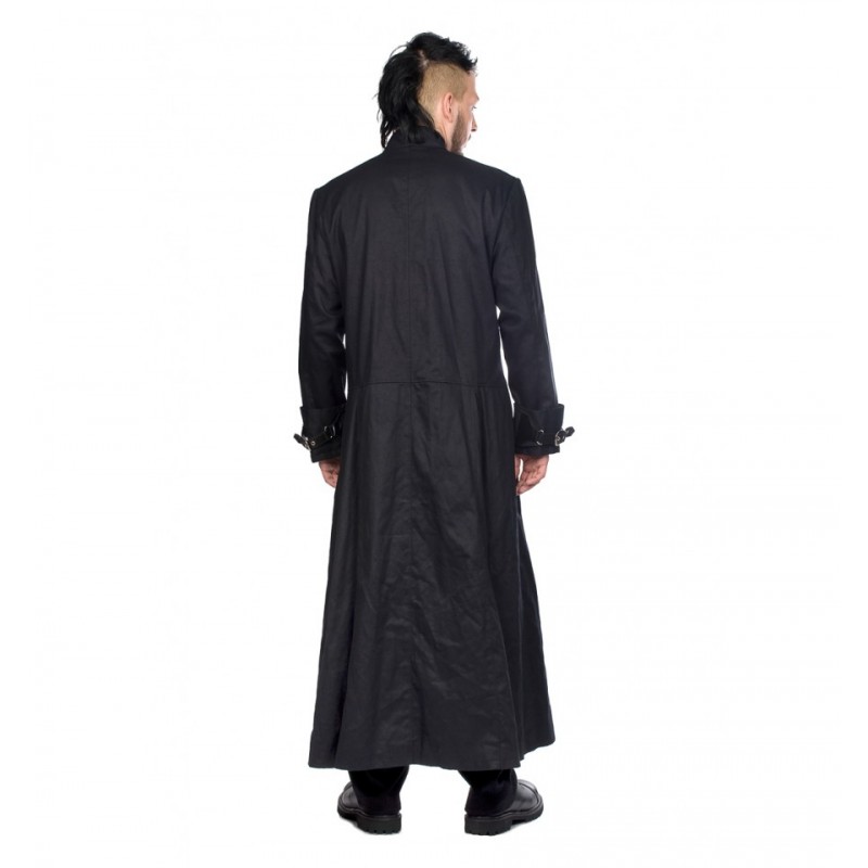 Men Hellraiser Long Coat Gothic Style Cotton Coat For Sale